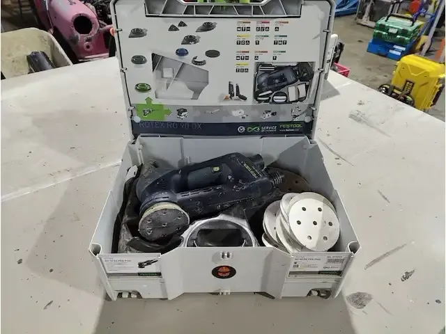 1 roterende excentrische schuurmachine festool ro 90 dx feq-plus - afbeelding 2 van  5