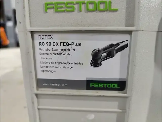1 roterende excentrische schuurmachine festool ro 90 dx feq-plus - afbeelding 5 van  5