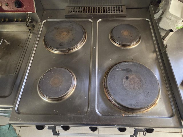 1 rvs fornuis diamond + rvs dampkap - afbeelding 4 van  9