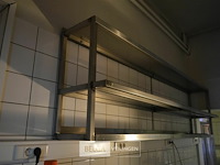 1 rvs keuken hang rek 2,40x70 cm - afbeelding 2 van  3