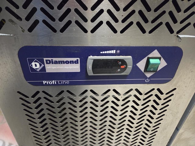 1 rvs koelwerkbank diamond profiline - afbeelding 2 van  6