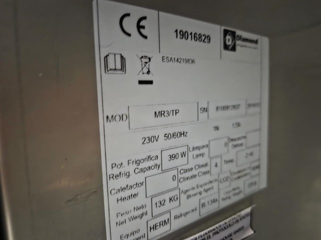 1 rvs koelwerkbank diamond profiline - afbeelding 6 van  6