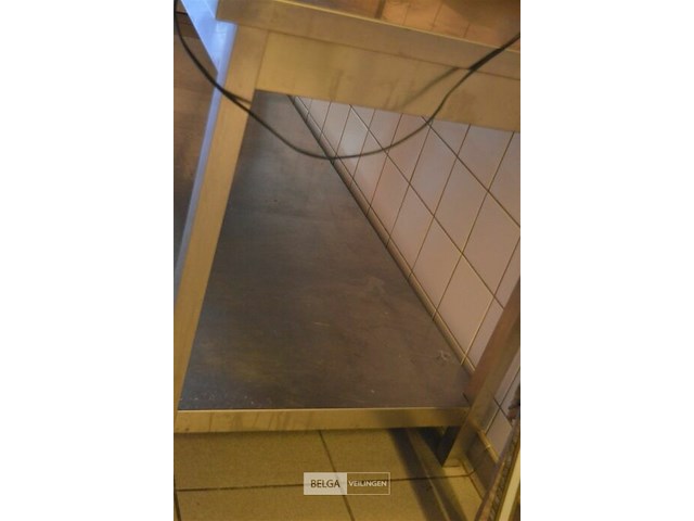 1 rvs werktafel 2m x 83h x 70b - afbeelding 3 van  3