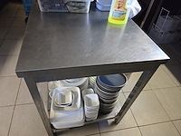 1 rvs werktafel vv legger - afbeelding 2 van  2