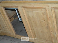 1 saladbar ingewerkt in een houten kast 1,90 x90 x 92 - afbeelding 2 van  4