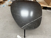 1 salontafel organische vorm - grigio + onderstel - afbeelding 3 van  4
