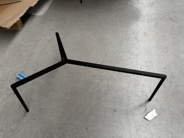 1 salontafel organische vorm - grigio + onderstel - afbeelding 4 van  4