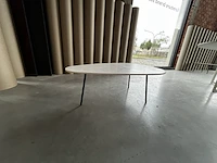 1 salontafel organische vorm carrara - afbeelding 2 van  3