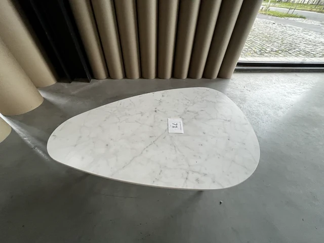 1 salontafel organische vorm carrara - afbeelding 3 van  3