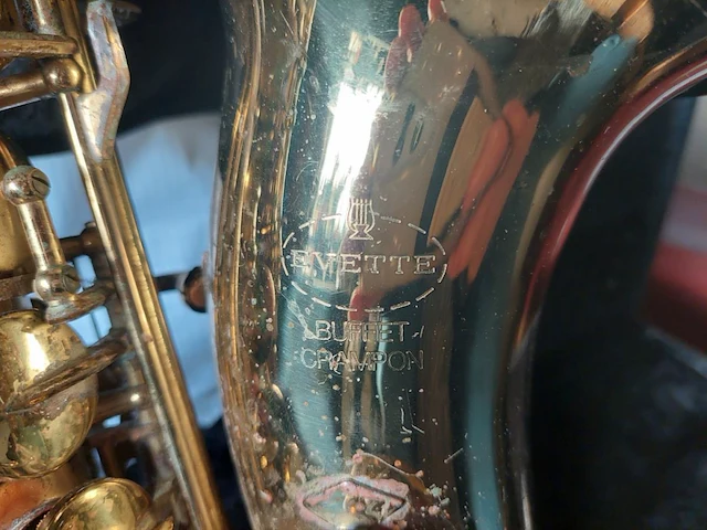 1 saxofoon evette buffet crampon - afbeelding 3 van  8