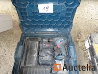 1 schroefmachine op accu met lader maar zonder batterij, van merk bosch type gsr18v55, in de originele behuizing - afbeelding 2 van  2