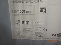 1 set geïsoleerde gevelpanelen, type 60, afm. l500xl1000xe140mm - afbeelding 2 van  4