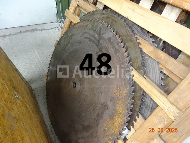 1 set industriële messen voor circulair, inclusief de diam. zijn 3x54, 3x70, 1x88, 6x90, 2x100 - afbeelding 6 van  8