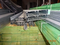 1 set metalen profielbalken - 4m lang - afbeelding 1 van  4