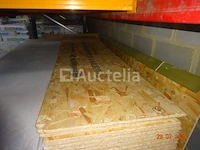 1 set van 10 osb 3 panelen met groeven. afm: 60/12/245 - afbeelding 1 van  2