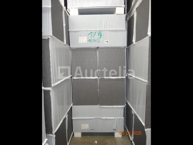 1 set van 16 geïsoleerde gevelpanelen, type 60, afm. l500xl1000xe140mm - afbeelding 1 van  2