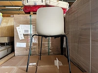 1 set van 4 ecru stoelen - afbeelding 2 van  3
