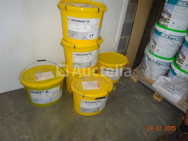 1 set van 6 emmers met buitencoating van het merk stolotusan-k - afbeelding 1 van  6