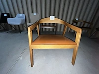 1 stoel met lederen bekleding - afbeelding 1 van  5