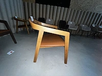 1 stoel met lederen bekleding - afbeelding 3 van  5
