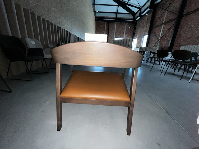 1 stoel met lederen bekleding - afbeelding 4 van  5