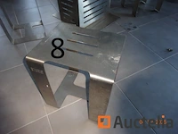 1 strijkijzer tafel 80/64/72 met de storm merk, 2 krukken, 2 stoelen - afbeelding 6 van  7