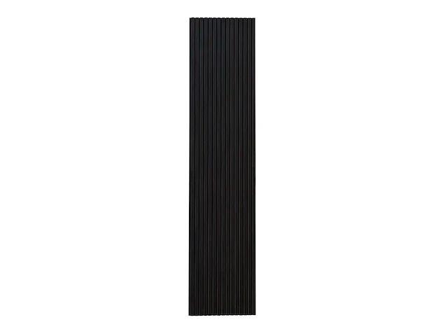 1 stuk akoestisch wandpaneel - zwart eikenhout - 270 x 60 cm - houten wandpaneel - afbeelding 3 van  4
