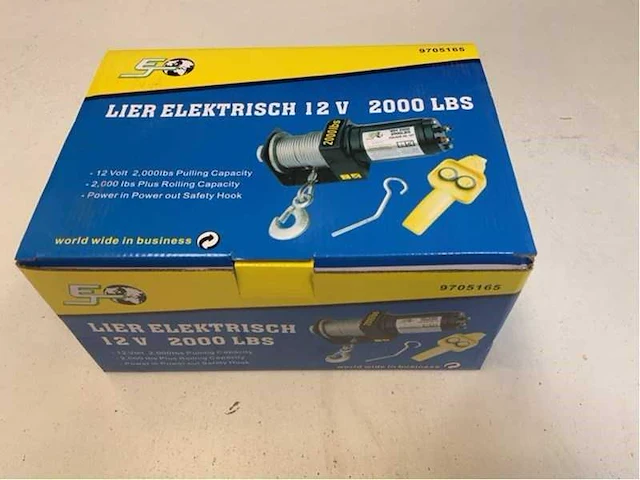 1 stuks elektrische lier 12 volt - afbeelding 2 van  5