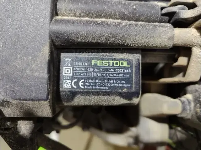 1 tafelzaag festool cs 50 eb - afbeelding 7 van  7