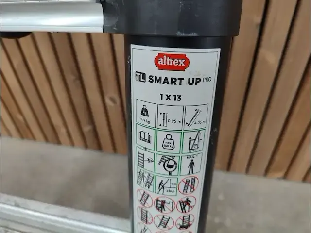 1 telescopische ladder altrex tl smart up - afbeelding 3 van  3
