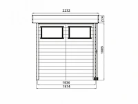 1 tuinhuis lund - afbeelding 2 van  2