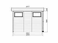 1 tuinhuis sjobo - afbeelding 2 van  2