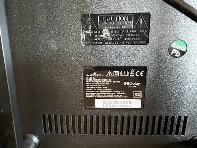1 tv toestel smart tech smt43n30uc2m1b1 - afbeelding 4 van  6
