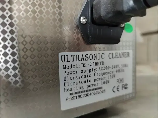 1 ultrasoon reiniger b. sonic bs-230htd - afbeelding 3 van  3