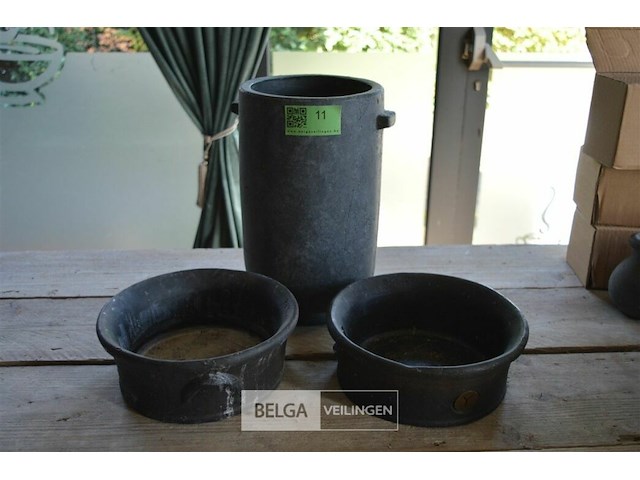 1 vaas + 2 kommetjes brynxz collectie - afbeelding 1 van  3