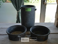 1 vaas + 2 kommetjes brynxz collectie - afbeelding 1 van  3