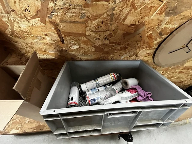 1 verrijdbaar rek in osb - afbeelding 6 van  11