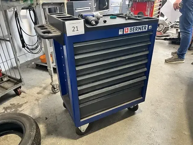 1 verrijdbare gereedschapskar berner - afbeelding 1 van  12