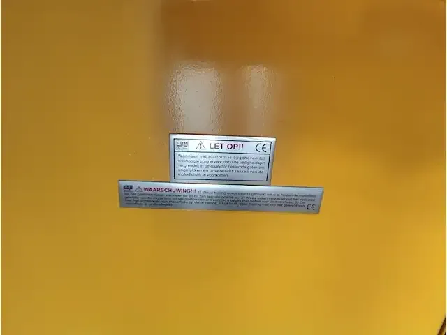 1 verrijdbare heftafel hbm - afbeelding 6 van  7