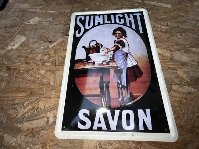 1 vintage reclamebordje - afbeelding 1 van  1