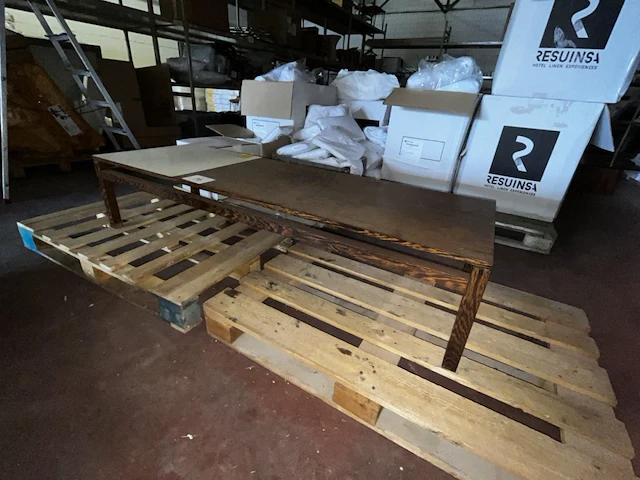 1 vintage salontafel - afbeelding 1 van  3