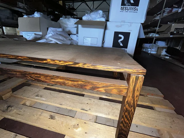 1 vintage salontafel - afbeelding 2 van  3