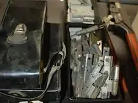 1 voltmeter zvg 1 voltmeter unigor p in leder koffer - afbeelding 2 van  2