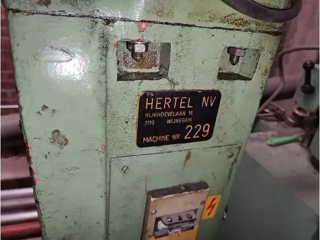 1 voormachine hertel philipp wimber s3mm56 - afbeelding 7 van  11