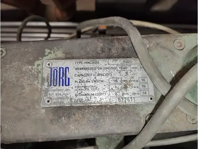 1 voormachine yorg 5320 - afbeelding 4 van  8
