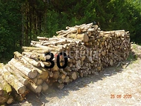 1 voorraad hout over een lengte van +/- 11m bij een hoogte van 2m50 - afbeelding 3 van  3