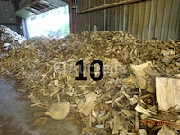 1 voorraad hout over een lengte van +/- 25m lang, schatting +/- 60m²³, ter indicatie gegeven - afbeelding 6 van  8