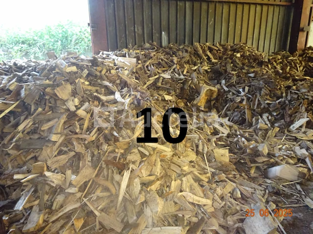 1 voorraad hout over een lengte van +/- 25m lang, schatting +/- 60m²³, ter indicatie gegeven - afbeelding 8 van  8