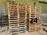 1 voorraad pallets, d.w.z. +/- 150 euro pallet en +/- 100 diverse pallets - afbeelding 2 van  6