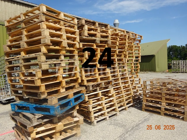 1 voorraad pallets, d.w.z. +/- 350 euro pallet en +/- 100 diverse pallets - afbeelding 6 van  6